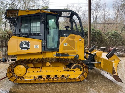 2021 John Deere 450K LGP 1,400 hrs. Stock No.076