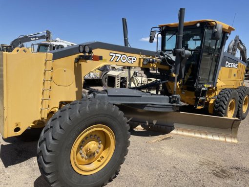 2017 John Deere 770GP 4900 hours, Stock No. 101